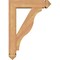 Ekena Millwork Funston Arts and Crafts Smooth Bracket w/ Offset Brace, Western Red Cedar, 5 1/2"W x 20"D x 28"H BKT0604X20X28FST03SWR - alternate 4